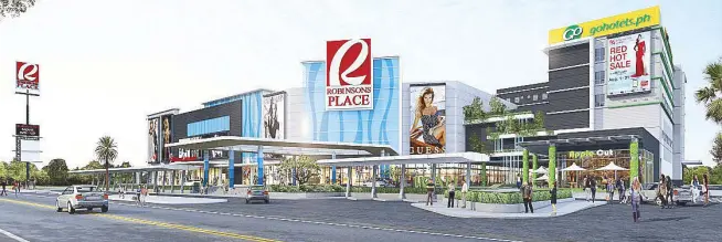  ??  ?? Building on the fast-growing local economy and rapidly expanding market of Iligan City, Robinsons Land’s 45th Robinsons Mall chain will formally open on July 26. Beside the Mall will be a 108-room Go Hotel.