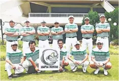  ??  ?? Mafia Hukum (top photo) will play HGA (below) in the semi-finals of the KGS Team Match Play Championsh­ip at Kelab Golf Sarawak today.