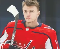  ?? PATRICK SMITH / GETTY IMAGES ?? With three goals and three assists through six games, Jakub Vrana says it's time for him to become a team leader.
