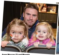  ??  ?? Anna Murray (3) and Maggie McCarthy with Dad, Rory at the SECAD Healthy Eating Healthy Lifestyle demo at the Macroom Food Festival.