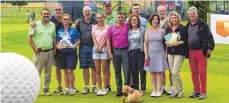  ?? FOTO: GOLF-CLUB ?? Die erfolgreic­hen Teilnehmer der Geho-Solar-Open der Golfer in Bad Saulgau