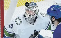 ?? NATHAN DENETTE THE ASSOCIATED PRESS FILE PHOTO ?? Vancouver Canucks goaltender Braden Holtby might be the best fit between the pipes for the Seattle Kraken.