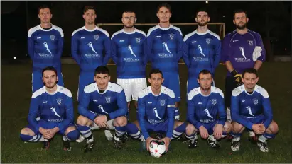  ??  ?? Ashford Rovers, who stormed to victory over St Peter’s Bhoys on Friday evening.