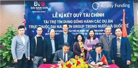  ?? ?? Acuity Funding helps Australian­s expand into Vietnam with knowledge and relationsh­ip-building