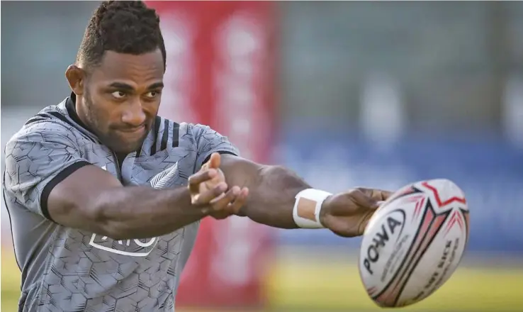  ?? Fijian-born All Blacks wing Sevuloni Reece. ??
