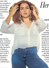  ??  ?? Sanya Malhotra