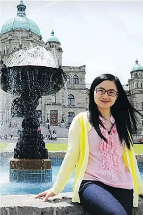  ?? — PHOTOS: VPD ?? Thirty-seven-year-old Su Yi Liang of Vancouver was last seen Jan. 8. She was reported missing to police on Jan. 10 by her father after she failed to pick her children up from school.
