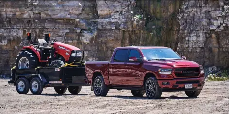  ?? SUBMITTED PHOTOS ?? The 2019 Ram 1500 Sport features a Canadian exclusive trim level and an interior on par with a luxury car. Also capable of towing and carrying more.