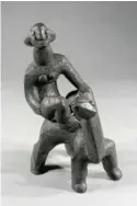  ??  ?? Sydney Kumalo, Horse and Rider, circa 1964, bronze, Sanlam Art Collection