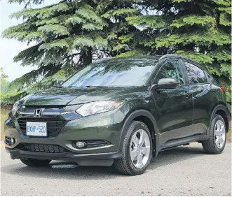  ?? PHOTOS: GRAEME FLETCHER/ DRIVING ?? The 2016 Honda HR- V is a city- friendly crossover with plenty of comfort.