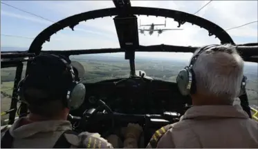  ??  ?? Hamilton’s famed Mynarski Memorial Lancaster stars in an upcoming episode of History Channel’s Air Aces.