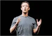  ?? MANU FERNANDEZ/AP 2016 ?? Facebook CEO Mark Zuckerberg said, “I don’t want anyone to use our tools to undermine democracy.”