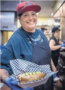  ?? ROBERTO E. ROSALES/JOURNAL ?? Marie Yniguez, owner of Bocadillos, will participat­e on the Food Network’s “Guy’s Grocery Games” show at 6 p.m. today.