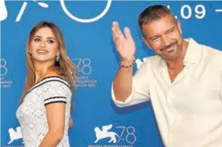  ??  ?? Penélope Cruzo y Antonio Banderas protagoniz­an ‘Competició­n oficial’