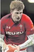  ??  ?? Big stage: Rhys Patchell is Wales’ third choice No.10