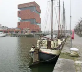  ?? FOTO PATRICK DE ROO ?? Planten overwoeker­en kaaimuren aan het Willemdok.