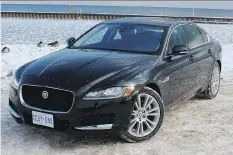  ?? PETER BLEAKNEY/DRIVING ?? The 2018 Jag XF Prestige 25t has a 2.0-L turbo gas engine that pumps out 247 horsepower and 269 lb-ft of torque.