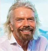  ?? ?? RICHARD BRANSON Innovador en la gestión del tiempo, el fundador de Virgin Group es partidario de que sus empleados autogestio­nen su tiempo libre... siempre que cumplan con su trabajo.