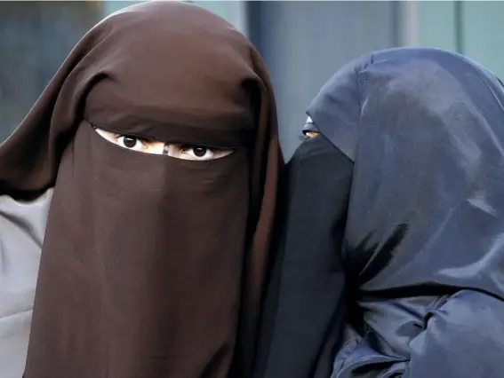  ?? (Getty) ?? Full-face coverings were made illegal in the country in 2010