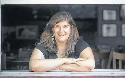  ?? POSTMEDIA PHOTO ?? Sandrine Galand, a UQAM PhD candidate who teaches a course on women in popular culture, including a class on women in comedy, is seen on Thursday.