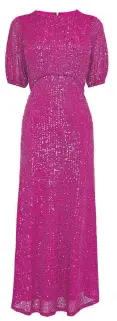  ?? ?? Sequin maxi dress, £75, Lipsy.