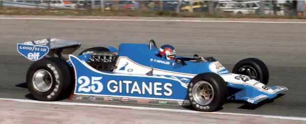  ??  ?? After success at Jarama in 1979 in the Ligier, Patrick was the joint leader of the world championsh­ip...