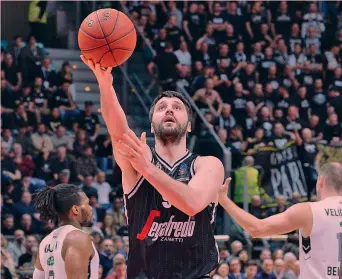  ?? CIAM ?? Play serbo Stefan Markovic, 31 anni, è nato a Belgrado. Il play in Eurocup viaggia a 9 punti e 6 assist di media