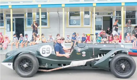  ??  ?? This 1938 Lagonda V12 Le Mans came to NZ in 2010, and now competes at circuits and hill climbs. It has competed at Monte Carlo, and has been clocked at 233km/h.