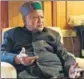  ??  ?? Outgoing CM Virbhadra Singh