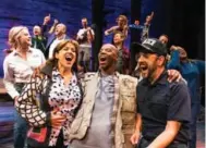  ?? THE CANADIAN PRESS ?? Come From Away made its Broadway debut Sunday night.