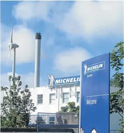  ??  ?? Michelin’s Dundee site – an area where it helps local firms with good growth plans.