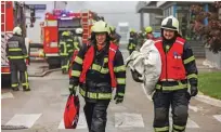  ?? ?? Že prejšnji teden so svoje nezadovolj­stvo izrazili poklicni gasilci.