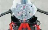  ??  ?? Twin intakes scoop air into the Blade engine