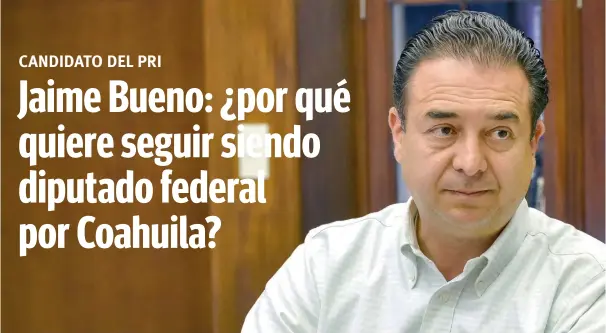  ?? ?? Objetivo. Bueno Zertuche dice que como legislador ahora buscará desarrolla­r una clínica de alta especialid­ad en la Región Sureste de Coahuila.