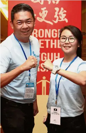  ??  ?? Winning duo: Wong and Tan ready to take on their roles after their victory at the party’s polls.