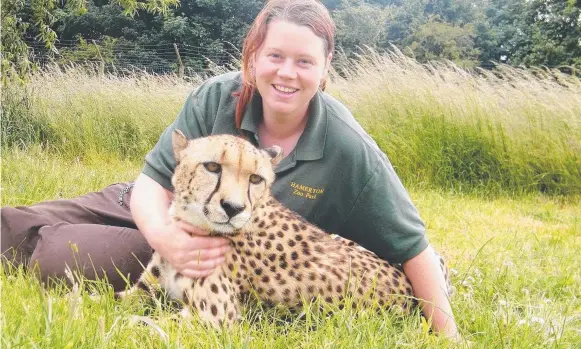  ?? Picture: FACEBOOK ?? Rosa King, 33, was mauled to death by a tiger that got into an enclosure where she was working at Hamerton Zoo in Cambridges­hire, England.