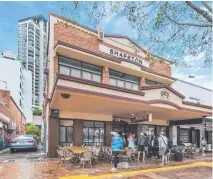  ??  ?? Keith Lloyd, founder of Shafston Internatio­nal College, is selling three buildings he bought in Southport’s Nerang St.