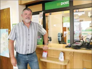  ??  ?? Jimmy Hone who works at Cliffoney Post Office in North Sligo.