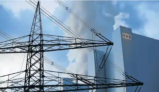  ?? /Reuters ?? Staying Power: German electric utilities company RWE will hang on and even invest in the UK despite the possibilit­y of a hard Brexit.