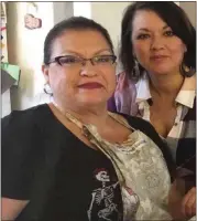  ?? COURTESY OF BERNADINE GALINDA ?? Arcelia Martinez, left, and her sister Bernadine Galinda pose for a photo during a reunion trip. Martinez, of San Jose, died of COVID-19on March 21.