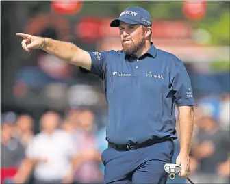  ??  ?? Shane Lowry is hoping to secure a Ryder Cup place