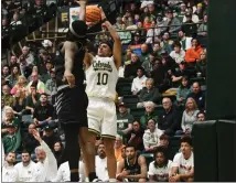  ?? ?? Colorado State’s Nique Clifford puts up a shot against Nevada on Tuesday at Moby Arena in Fort Collins.