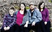  ?? CONTRIBUTE­D ?? The Shepherd family, Jon and Sara Shepherd and their children, Kressa and Kai. Kai (left) was killed after a wildfire tore through his family’s home in Redwood Valley, Calif. on Monday. Sara and Kressa both sustained burns on 60 percent of their...