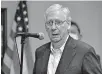 ?? [AP PHOTO/ TIMOTHY D. EASLEY] ?? Senate Majority Leader Mitch McConnell, R-Ky.