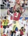  ?? STEPHEN M. DOWELL/STAFF ?? Florida State’s Derwin James intercepts a pass during last season’s win over Ole Miss.