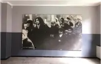  ??  ?? A PHOTO in the museum shows Jews from Hungary arriving in Auschwitz II-Birkenau in 1944. Hungary accounted for the bulk of the Jews deported to Auschwitz at 430,000.