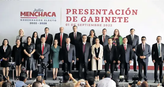  ?? BLANCA E. GUTIERREZ ?? Un equipo comprometi­do a hacer realidad la cuarta tranformac­ión en Hidalgo