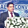  ??  ?? Maps Internatio­nal Director Asanga Rathnayake addresses the maiden dealer convention of the company