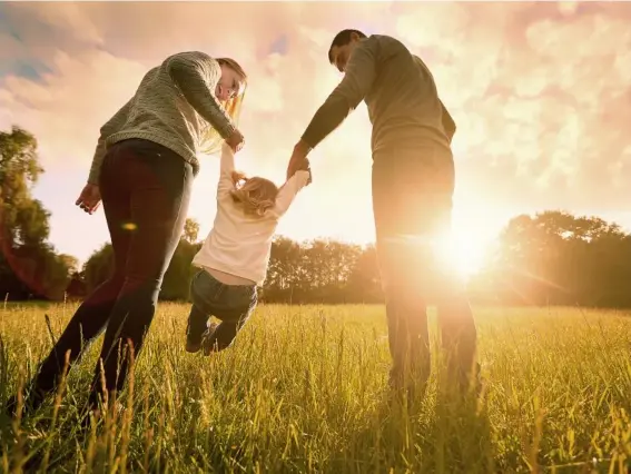  ??  ?? Nappy days: in the habitual routines of parenting there is both a joy that is unmatched and its downside. Is it ultimately worth it? Probably (Getty)