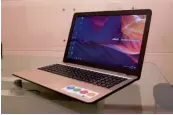  ??  ?? With a price tag of `31,990, VivoBook Max X541UA is quite affordable and seems to be a good propositio­n to a laptop buyer.